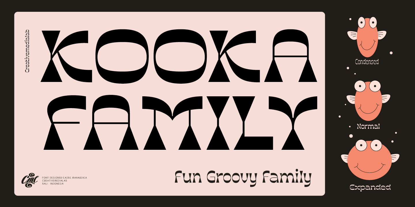 Пример шрифта Kooka